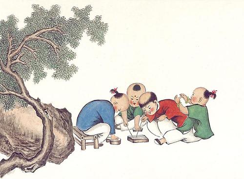 描寫兒童的詩句